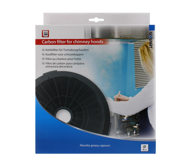 SCANPART Uniwersalny filtr węglowy do okapów 1130050033 - 1378595 - zdjęcie 2